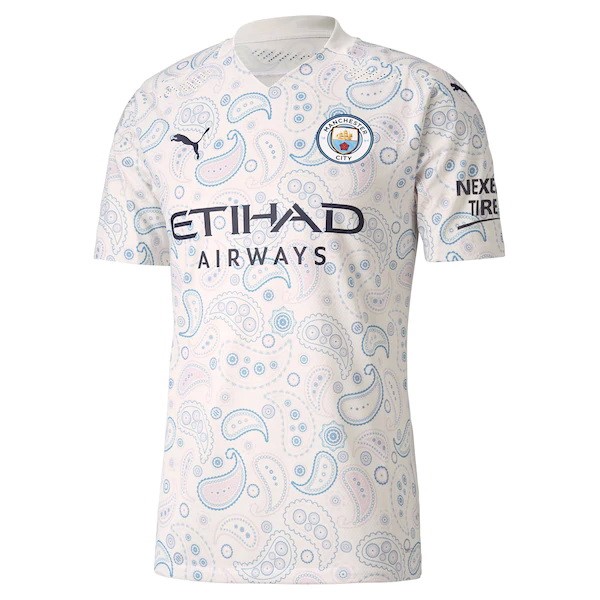 Camiseta Manchester City 3ª 2020-2021 Blanco
